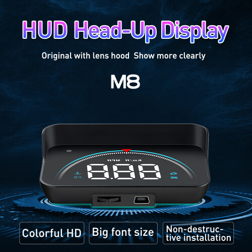 HeadUp Display Αυτοκινήτου RNCYN Οθόνη LED 3,5 ιντσών Μοντέλο M8 1