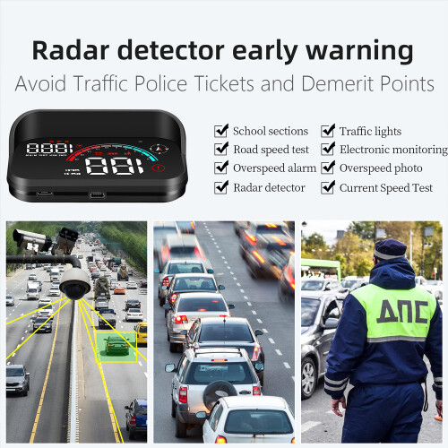 HeadUp Display Αυτοκινήτου RNCYN M22 OBD Προβολή παρμπρίζ 2
