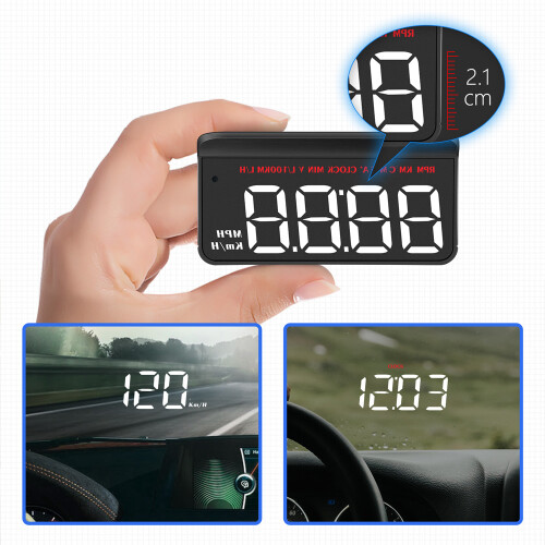 Car HeadUp Display RNCYN Βελτιωμένη έκδοση Ψηφιακή οθόνη 1