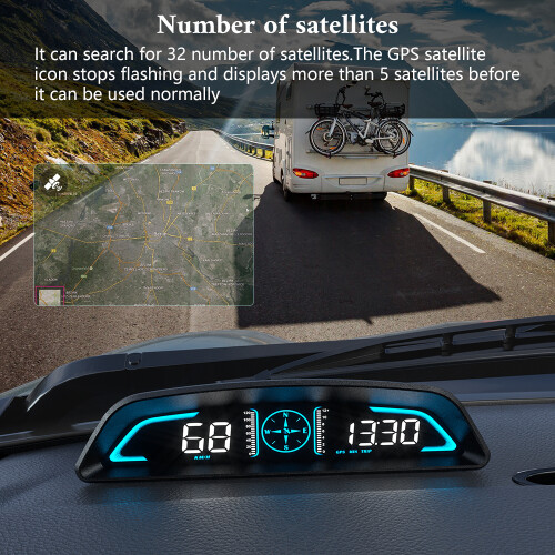 HeadUp Display Αυτοκινήτου RNCYN HUDG3 Οθόνη LCD 2,5 ιντσών Ανάλυση 2