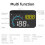 OBD HeadUp Display για αυτοκίνητο RNCYN M12 HUD OBD + GPS Διαγραφή 3