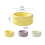 Κεραμικό μπολ για κατοικίδια Phoesky Donut Design Μωβ 350 ml 18x8 cm 4