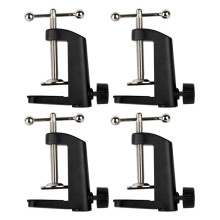 4X Heavy-Duty Metal Table Mounting Clamp for Microphone Suspension Boom Scissor Arm Stand Holder