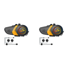 2X LX3 Helmet Headset 1200MAH Motorcycle BT5.0 Wireless Hands-Free Call Stereo Anti-Jamming Waterproof