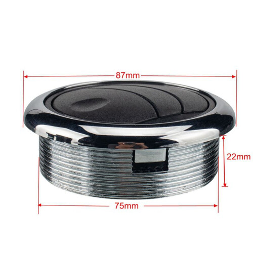 4X Style de Bouton 75 MM Une / C Ventilation de Sortie de Climatisation (Φ 87/75 / 22mm) 2