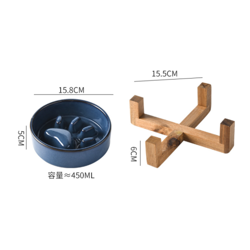 Κεραμικό μπολ αργής τροφοδοσίας Phoesky 450 ml 158x158x50 mm Γκρι 1