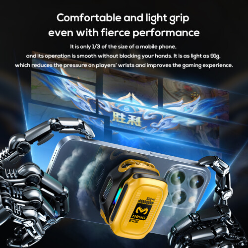 Mobile Gaming Cooling Fan - RNCYN - Removable Battery - Semiconductor Cooling + Air 2