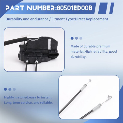 80501ED00B 80500ED01B Door Lock Actuator for  Tiida HATCHBACK 2005-2012 HR16DE Front Left 2
