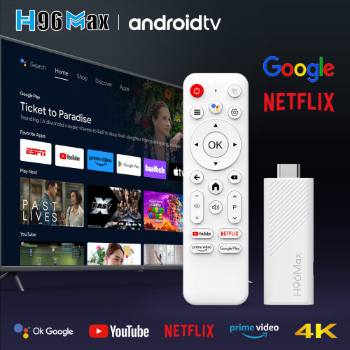 Android TV stick RNCYN Android 14 2 GB RAM 16 GB ROM 4K Φωνητικό 1