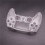 Full Set Clear Housing Shell for PS5 Controller Custom with Buttons,Touchpad Cover&Transparent Protective Case Skin Kit 5