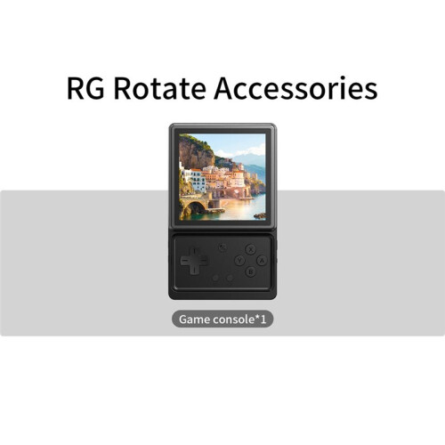 RG Rotate Retro Handheld Game Console Android 12 IPS Screen Game Emulator 3GB+128GB WiFi Gaming Device A 2
