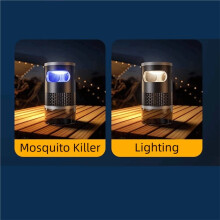 Lampe Anti-Moustiques à Double Usage, Sans Danger pour les Femmes Enceintes et les Nourrissons, Destructrice D'Insectes Électrique à Brancher pour