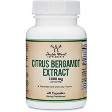 Double Wood Supplements Citrus Bergamot 60 Capsules 1,000mg Servings