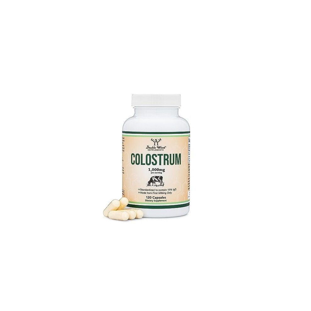 Double Wood Supplements Colostrum 120 Capsules