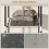 Homcom HOMCOM Open Portable Wardrobe, Clothes Rack with 8 Shelves, Light Grey 6