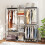 Homcom HOMCOM Open Portable Wardrobe, Clothes Rack with 8 Shelves, Light Grey 9