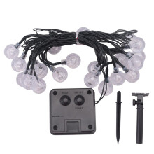 8 Modes Solar Light Bulbs Crystal 5M LED String Lights Fairy Lights Garlands for Christmas Party Outdoor Decoration