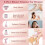 Ηλεκτρική αποτριχωτική μηχανή 5 σε 1 για γυναίκες, αδιάβροχη και ανώδυνη ηλε 2