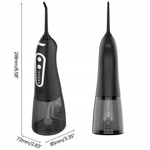 Hydropulseur portable - HDEYE - Professionnel - 6 embouts - 300 ml - IPX7 - 5 modes 1