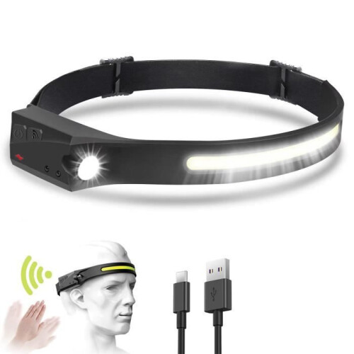 Προβολέας - Zamus - Επαναφορτιζόμενος με USB - 5 Λειτουργίες - Αδιάβροχο IPX5 - Αισθητ 1