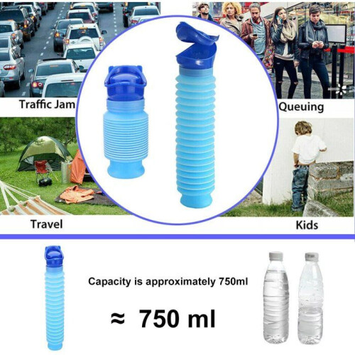 Πτυσσόμενο Ουρητήριο - 2 Τεμάχια 750 ml Πτυσσόμενο Ουρητήριο - Φορητή Κινητή Τ 1