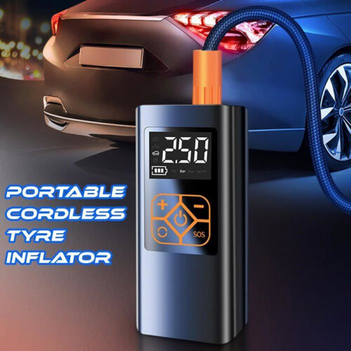 Φουσκωτής ελαστικών αυτοκινήτου 150 PSI, επαναφορτιζόμενος ασύρματος φορητός 2