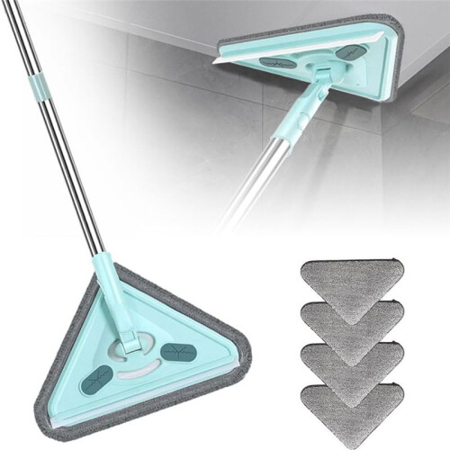 Multifunctional Mop, 360 Rotatable and Adjustable Cleaning Mop, Wet and Dry Triangle, 1