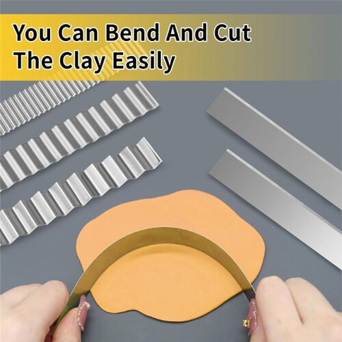 Polymer Clay Tools, 14Pcs Flexible Polymer Clay Tissue Blade Set for DIY Cutting Shaping Sculpting 2