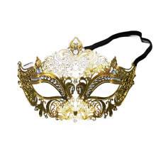 (Style C) Diamond Elegant Metal Mask Masquerade Couple Halloween Women Party Accessory