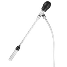 Fish Aquarium Small Gravel Cleaner Fish Tank Water Changer Sand Vacuum Adjustable Length(for 3-8Gal Tank)