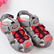 (Red,EU29)Summer Beach Sandals Toddler Kids Shoes Baby Boy Girl Closed Toe Sneakers Shoes