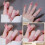 Tea Pink Rose Hanrafted Nail Piece Lightweight Nails False Luxury 6