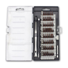 Magnetisches Schraubendreher-Set Professionelles Elektronik-Reparatur-Werkzeugset Aus S2-Stahl, 60-in-1-Schraubendreher-Set für Handy und Tablet