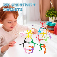 Hommes Magnétiques, Jouets de  Magnétiques, Activités Essentielles pour les Tout-Petits en Avion, en Voiture et en Road Trip, Figurines