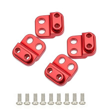 Front Rear Shock Towers Mount for 1/30 RC Crawler for AXIAL SCX30 Bronco JLU Upgrade Parts Red