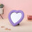 Love Mirror Desktop & Wall Dual-Use Heart Decor (Pink, Small) 5