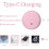 Specchietto tascabile compatto ricaricabile da 3,5", rosa 3