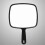 Miroir de coiffure professionnel portatif avec poignée, noir 3