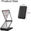 Four Panel Folding Mirror, 4-Sided Handheld Compact Tabletop Mirror for Self Styling & Hair Cutting 2