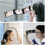 Four Panel Folding Mirror, 4-Sided Handheld Compact Tabletop Mirror for Self Styling & Hair Cutting 5