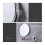 Bathroom Wall-Mounted Folding Beauty Mirror, Double-Sided HD, No Drilling, 8 Inches 3