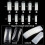 Natural Semi-Post Manicure Tool Set, Fingernail Cut Kit 2