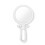 10x Double-Sided Handheld Makeup Mirror, White Magnifying Cosmetic Mirror 5