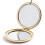 Gold Magnifying Compact Mirror for Purse, Folding Mini Double Sided Travel Makeup Mirror 2