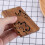 Foldable Portable Makeup Mirror Black Gold Wood Carved Plum Pattern 5