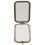 10x6x2cm Small Compact Double Sided Cosmetic Mirror, Portable Travel Mirror, Multi Colored, 1Pcs 2