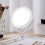 Double-sided 360 Rotating Makeup Mirror, No Battery Needed, Easy to Use 4