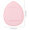 Assorted Color Mini Makeup Puff 5Pcs – Washable Hydrophilic PU with Strap 2