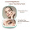 Magnifying Mirror with Light, 1X/5X Portable LED Travel Makeup Mirror, Compact Hand Held 2