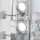 Wall Mounted 10x Magnifying Double Sided LED Makeup Mirror 4